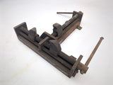 Vintage Heavy Duty Steel Round Item 3-Way Bearing or Wheel Vice