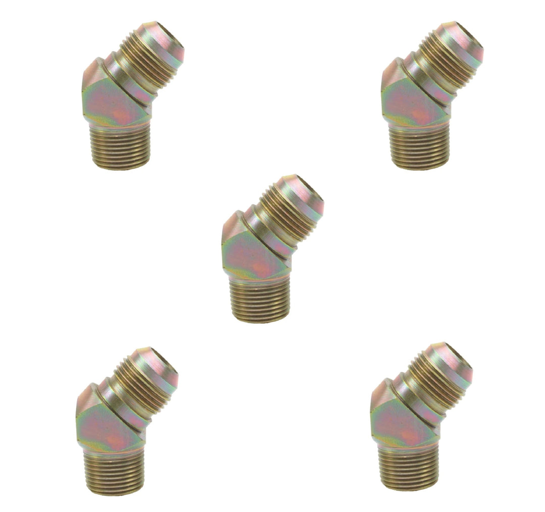 Eaton Aeroquip 2024-4-6S 90 Degree Male Elbow, JIC 37 Degree & NPT End Types, Ca