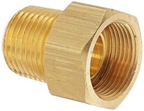 Eaton Aeroquip Weatherhead 202X4 Brass 1/8" NTP X 1/4" Inverted Flare Fitting