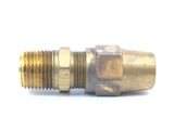 Bendix 216684N Brass 5/8" Tubing X 1/2" NPT Straight Adapter Air Brake Fitting