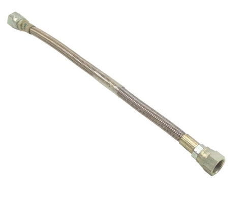 Detroit Diesel HAHH0135 Genuine OEM Series 60 13-1/2" X #6 JIC 3/8" Braided Stainless Steel Fuel Hose