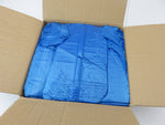 Uline S-9690BLU 12” x 7” x 22" 0.5 Mil. Blue T-Shirt Disposable Bag Lot of 1,000