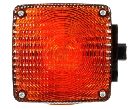 Signal-Stat 4842 Truck-Lite Multi-Purpose Square 2 Stud Vertical Mount Red/Yellow Dual Face Side Marker Light