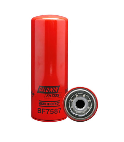 Baldwin BF7587 Diesel Engine Heavy Duty 4 Absolute Micron High Efficiency Spin-On Fuel Filter