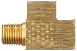 Parker 2225P-4 Brass 1/4" 3-Way Male Run Street Tee Pipe Fitting