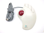 Logitech 804122-3000 T-CH11 5V 10mA PS/2 White TrackMan Marble 3 Button Mouse