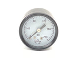 Accutek PG-200CD15 PG-CD15 1-1/2" X 1/8" 200 psi Dry Pressure Gauge