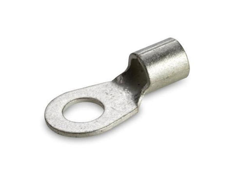Maney 411403 Non-Insulated 2 AWG Wire X #10 Stud Tinned Copper Ring Terminal 185-Pack