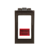 Carling LTILA51-6S-WH-RC-NBL/12V SPST On-Off Red Illuminated 12V Tippette Rocker Switch Lot of 6