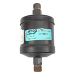 ATCO 7-9213 Black 3/8" X 3/8" MIO 2.50” X 5.25” Air Conditioning Inline Filter Drier