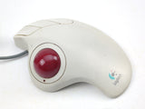 Logitech 804122-3000 T-CH11 5V 10mA PS/2 White TrackMan Marble 3 Button Mouse