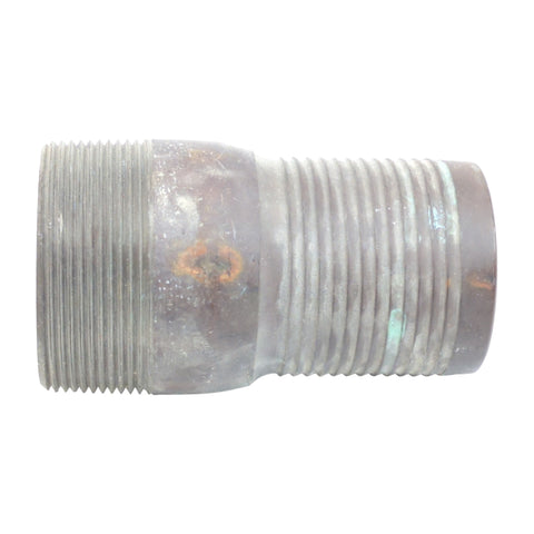 Dixon BST30 Brass 2-1/2” Male NPT X 2-1/2” Hose Barb No Knurl King Combination Nipple Fitting