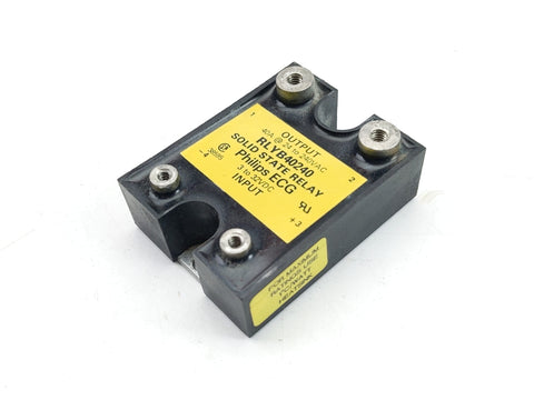 Philips RLYB40240 ECG 40A 24 to 240 VAC 3 to 32 VDC Input SPST Solid State Relay