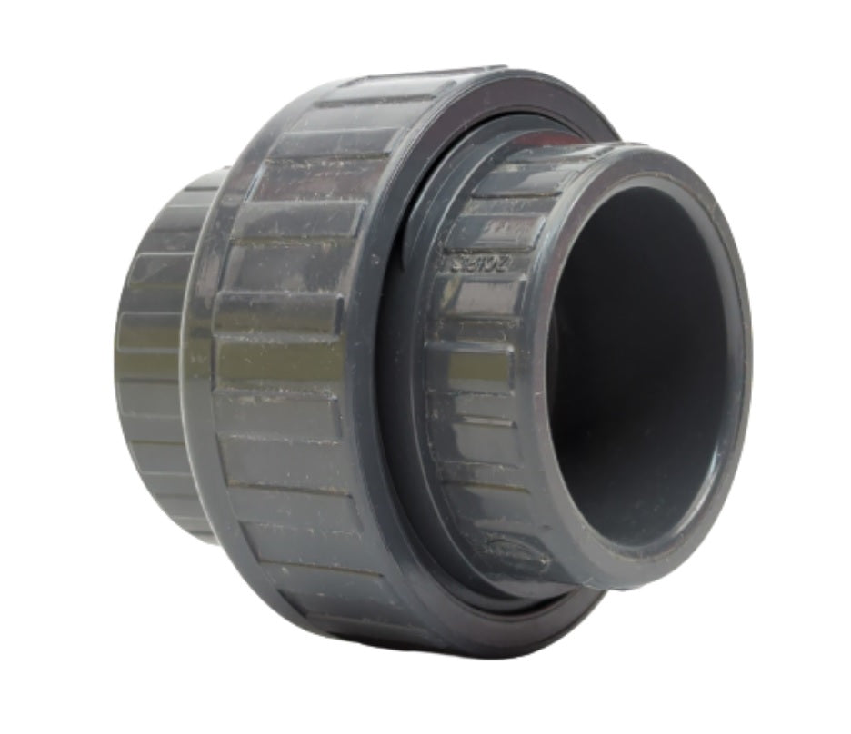 Spears 897-020 Schedule 80 235 PSI 2” PVC Socket X Socket Gray Union F ...