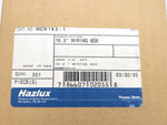 Thomas & Betts Hazlux RUSSELLSTOLL WCN183-1 Non-Metallic 4-1/2" X 5” Light Junction Box