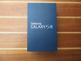 Samsung Galaxy SIII S3 S Black Empty Box w/ Start Guide Manual