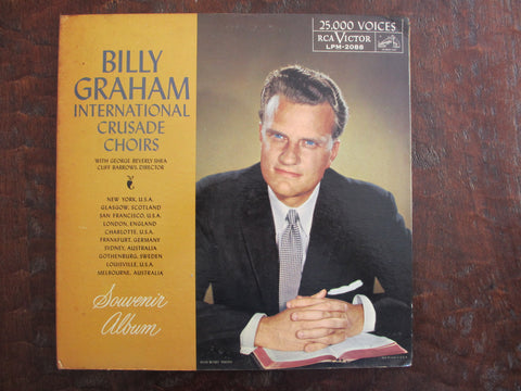 Billy Graham International Crusade Choirs LPM 2088 RCA Victor Vinyl Record