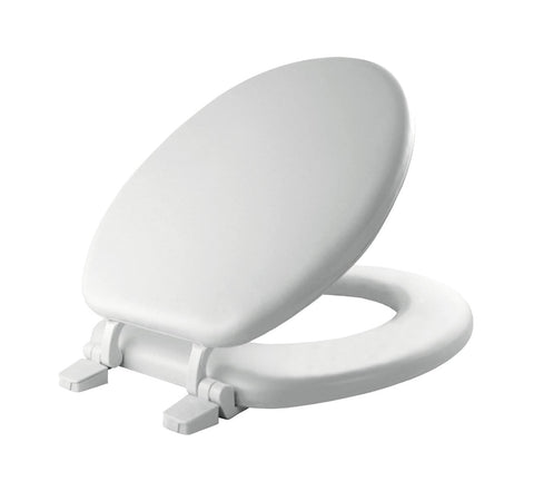 Mayfair 66TT-000 Regular Bowl 17” X 15” Round Off-White Economy Wood Toilet Seat