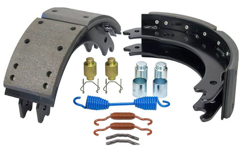 Meritor 4524Q H23 16-1/2" X 5" Quick Change Air Brake Shoe and Hardware Kit HD Plus 022U83-6N HD+4524-1QR