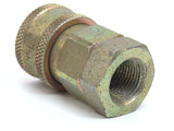 Dixon Valve 3VF3-E Steel V-Series Snap-Tite 3/8” Unvalved Female Coupler Fitting