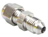 Parker 4XASC4-316 A-LOK Stainless Steel 1/4" Male JIC 37° Flare X 1/4" Double Ferrule Straight Connector Tube Fitting