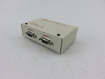 HRT Hall Research Model 200 Durable Metal 12 VDC 2 Port VGA Dual Video Splitter