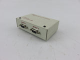 HRT Hall Research Model 200 Durable Metal 12 VDC 2 Port VGA Dual Video Splitter