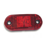 Weldon 9186-1500-10 Red 1.1" x 2.59" LED Clearance Side Marker Light Lamp