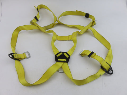North Durabilt FPD698/1DP D Ring 5/8” Rope Yellow Universal Full Body Harness