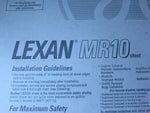 Lexan MR10 1/4" x 20" x 19" in. Margard Abrasion Resistant Solar Gray Polycarbonate Sheet - Second Wind Surplus