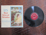 25 Most Beloved Melodies SBMN 1 All Disc Productions Classical Vinyl Record