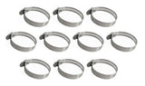 IDEAL 63-4 6352 Tridon 225-052 Hy-Gear SAE 52 2-3/4” to 3-3/4” Stainless Steel Hose Clamp Box of 10