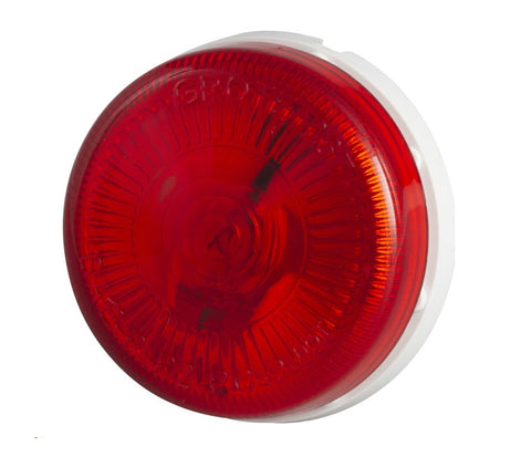 Grote 45412 2-1/2" Round Single Bulb Red Surface Mount Clearance Marker Lamp Light
