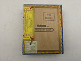 Flor De Tabacos Partagas Chicos Cellophane Habana Wooden Cigar Box