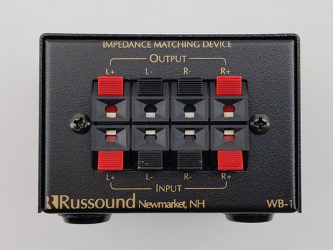 Russound WB-1 126W 42W RMS Speaker In-Line Impedance Matching Device
