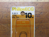 Philips ECG X256 5,600 Ohms 5% 10 W Ceramic Cement Flameproof Resistor (2)