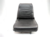 Wise Industrial WM682 Heavy Duty Black Vinyl Universal Bucket Seat Assembly