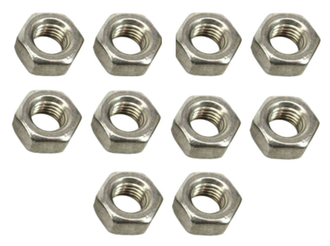 Generic 12mm X 1.75 Coarse Thread Class A2-70 Stainless Steel Hexagon Hex Nut Lot of 10