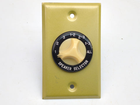 Calrad 40-646 CSS-3 Vintage Dual Stereo Speaker Selector Switch