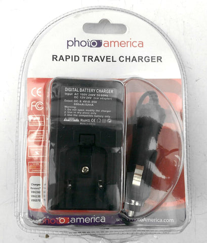 PhotoAmerica PACH-PANVBG260 8.4V Digital Battery Rapid Travel Charger