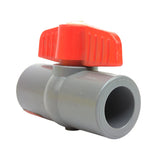 Georg Fischer +GF+ CPVC 1/2” Red Handle Compact Ball Valve Pipe Fitting