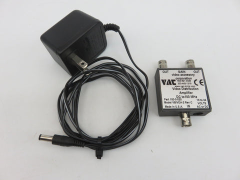 VAC 100-0-020 VB/VDA-2 H Video Brick Video Distribution Amplifier with Power Supply