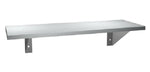 ASI 0692-630 0692 Series 18 Gauge Stainless Steel 6” D X 30” L Surface Mounted Shelf