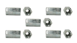 Fastenal 1137824 Steel 1/2-13” X 1-3/4" X 11/16” Zinc Plated Coupling Nut Lot of 5