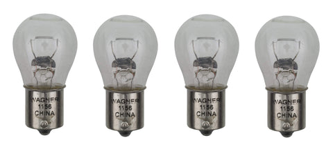 Wagner 1156 12V for Lancer Miniature Lamp Rear Turn Signal Light Bulb Lot of 4
