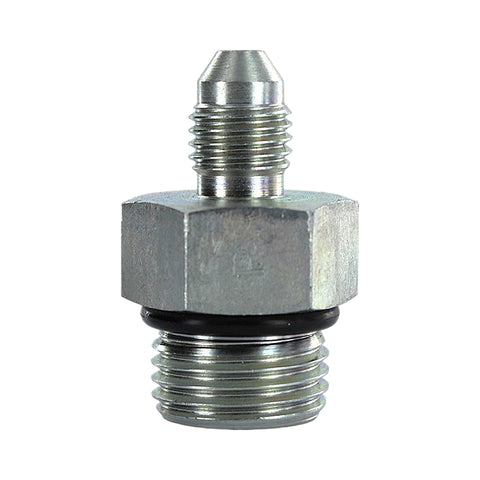 Parker 4-8-F5OX-SS Triple-Lok Stainless Steel 1/4” Male 37° Flare JIC Straight Thread Connector Fitting