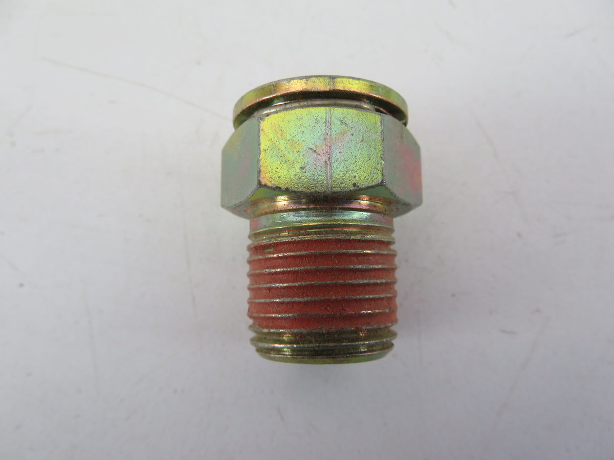 GM 15668243 Genuine OEM 1/2“ NPTF Lower Pipe Thermostat Bypass Hose Fi ...