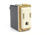 Bticino 5028 5028N Magic Series American Standard 15A 125VAC 2P+T Socket