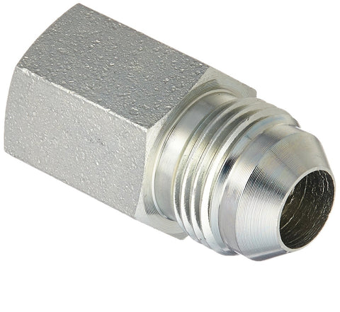 Brennan 2405-08-04-SS 3/4" SAE X 1/4" NPTF Stainless Steel Straight Tube Adapter Fitting