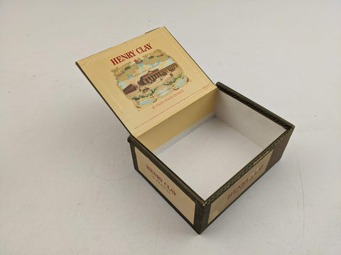 Henry Clay Brevas 50 Hand Made Cigars Wooden Cigar Box